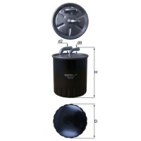 Kraftstofffilter MAHLE für CHRYSLER 300C