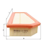 Luftfilter Keilrippenriemenscheibe 110mm MAHLE für...