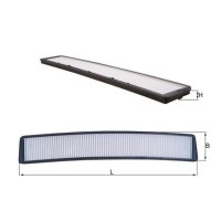 Innenraumfilter Aktivkohlefilter MAHLE für ALPINA B3
