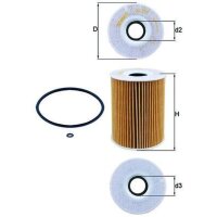 Ölfilter Filtereinsatz 83mm MAHLE für MCLAREN 720S