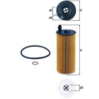 Ölfilter Filtereinsatz MAHLE für ALPINA D3