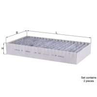 Cabin filter activated carbon filter KNECHT for MERCEDES...