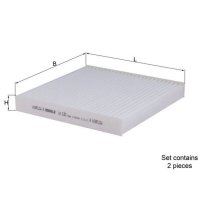 Cabin filter particle filter KNECHT for BMW X3 (F25)