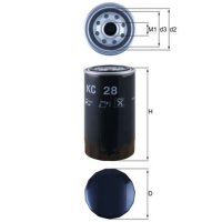 Kraftstofffilter MAHLE für FIAT FORD GMC KRUPP MAN...