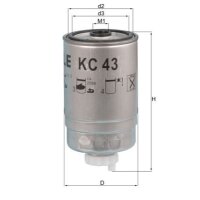 Kraftstofffilter anschraubbar Ø 81 mm MAHLE für u.a. IVECO EUROCARGO