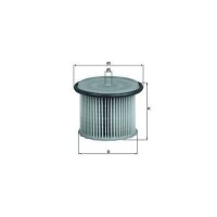 Kraftstofffilter Filtereinsatz 69,5mm MAHLE für...