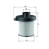 Luftfilter MAHLE für CITROËN AX