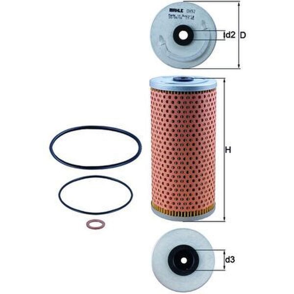 Ölfilter MAHLE für ISDERA IMPERATOR