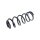 Suspension Spring Rear Axle Coil Spring TRISCAN for NISSAN NAVARA