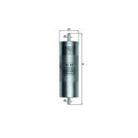 Kraftstofffilter Leitungsfilter 55mm MAHLE für BMW 3...