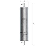 Kraftstofffilter MAHLE für LAND ROVER FREELANDER I