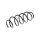Suspension Spring Front Axle Coil Spring TRISCAN for FORD FIESTA and others