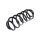 Suspension Spring Rear Axle Coil Spring TRISCAN for SEAT LEON and others