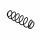 Suspension Spring Rear Axle Coil Spring Ø 10.5 mm EIBACH for RENAULT LAGUNA
