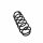 Suspension Spring Rear Axle Coil Spring Ø 10.5 mm EIBACH for RENAULT LAGUNA