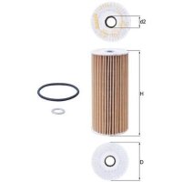 Ölfilter Filtereinsatz 53mm MAHLE für KIA...