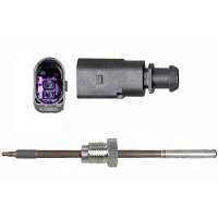 Exhaust gas temperature sensor before particulate filter...