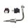 Exhaust gas temperature sensor 255mm METZGER for MERCEDES E-KLASSE (W212)