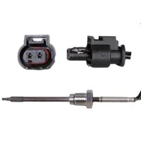Exhaust gas temperature sensor 195mm METZGER for MERCEDES...