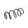 Suspension Spring front axle coil spring TRISCAN for e.g. MAZDA 3