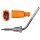 Exhaust gas temperature sensor 150mm PTC sensor METZGER for AUDI A4 B8