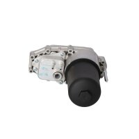 Housing oil filter air-cooled with oil cooler filter NRF for e.g. LAND ROVER