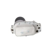 Housing oil filter air-cooled with oil cooler filter NRF for e.g. LAND ROVER