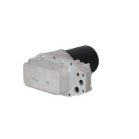 Housing oil filter air-cooled with oil cooler filter NRF for e.g. LAND ROVER