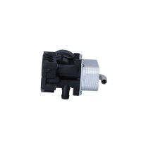 Housing oil filter air-cooled with oil cooler with filter NRF for e.g. AUDI A6