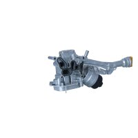 Housing oil filter air-cooled with oil cooler filter NRF for e.g. FIAT DOBLO
