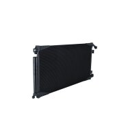 Air conditioning condenser with sealing ring NRF fits TOYOTA C-HR