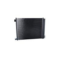 Air conditioning condenser with sealing ring NRF fits NISSAN MICRA