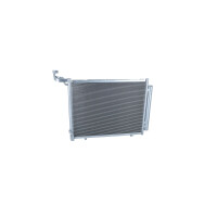 Kondensator Klimaanlage mit Schrauben NRF für u.a. FORD FIESTA