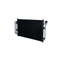 Air conditioning condenser with sealing ring NRF fits NISSAN LEAF