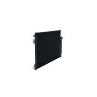 Air conditioning condenser with sealing ring NRF fits OPEL KARL