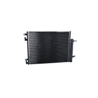 Air conditioning condenser with sealing ring NRF fits OPEL KARL
