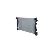 Radiator engine cooling 580 - 398 mm alu NRF for e.g. OPEL MOKKA