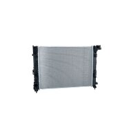 Kühler Motor Kühlrippen gelötet 510 - 395 mm Alu NRF für u.a. NISSAN MICRA