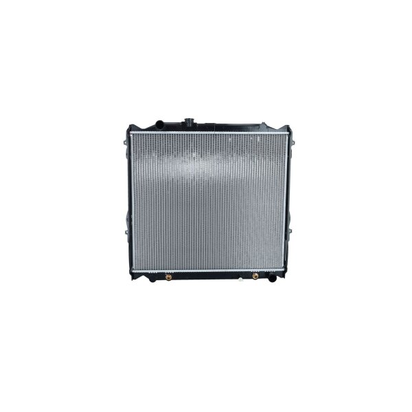 Kühler Motorkühlung Kühlrippen gelötet 641 - 575 mm Alu NRF für TOYOTA LAND