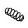 Suspension Spring rear axle coil spring Ø 12 mm EIBACH for PEUGEOT 307