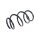Suspension Spring front axle coil spring TRISCAN for e.g. NISSAN NV200