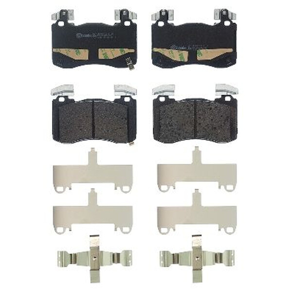 Brake pad set disc brake 17 mm BREMBO for GENESIS G70 and others