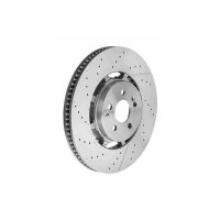 2 brake discs Ø 370 mm 32 mm coated BREMBO for...