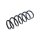 Suspension Spring Front Axle Coil Spring TRISCAN fits BMW 5 Series