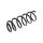 Suspension Spring Front Axle Coil Spring TRISCAN fits BMW 5 Series