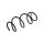 Suspension Spring Front Axle Coil Spring TRISCAN for RENAULT TWINGO and others