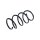 Suspension Spring Front Axle Coil Spring TRISCAN for SEAT IBIZA