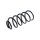 Suspension Spring Rear Axle Coil Spring TRISCAN for OPEL CORSA