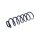Suspension Spring Rear Axle Coil Spring TRISCAN for CITROËN BERLINGO and others