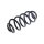 Suspension Spring Rear Axle Coil Spring TRISCAN for RENAULT TWINGO and others